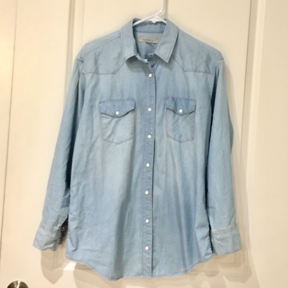 All Saints oversized boyfriend shirt size 0